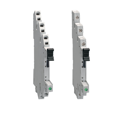 Bases com led para relés "slim"