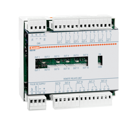 Módulo remoto de relés e alarmes