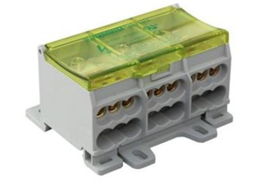 Picture of Bloco repartidor modular compacto 3P 160A 7x furos