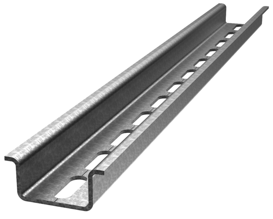 Picture of Perfil metálico simétrico Perfurado 2000x35x15mm