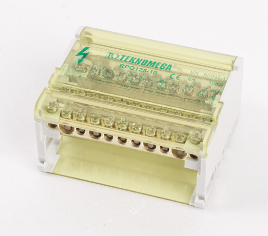 Picture of Bloco repartidor modular 4P 125A x15 furos
