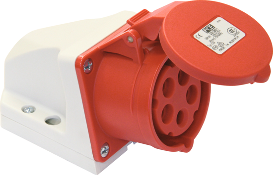 Picture of Tomada mural fêmea IP44 32A 3P+T+N 400V aperto p/ mola