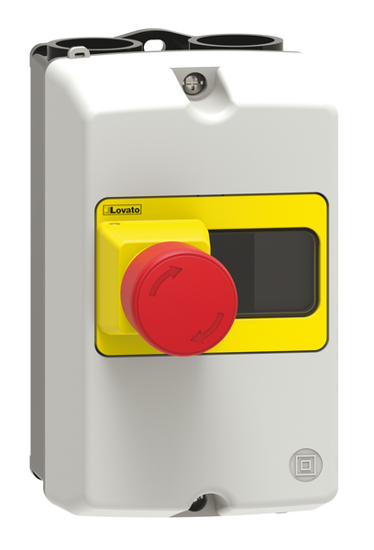 Picture of Caixa mural IP65 com 80mm de largura, com botão de paragem de emergência