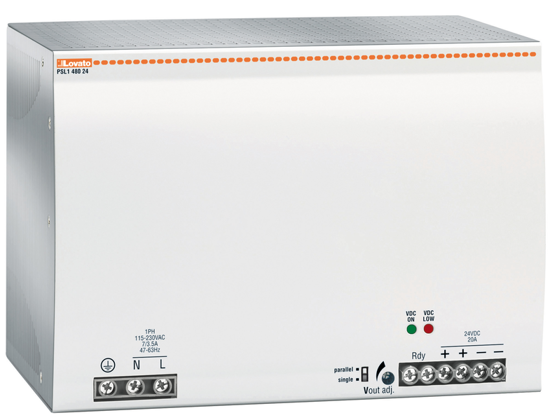 Picture of Fonte de alimentação monofásica 115-230V~ / 48V=, 10A-480W