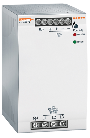 Picture of Fonte de alimentação trifásica 400-500V~ / 24V=, 5A-120W