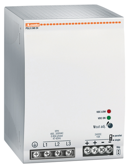 Picture of Fonte de alimentação trifásica 400-500V~ / 24V=, 10A-240W