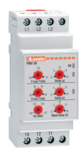 Picture of Relé mín V + máx V + seq + falta de fase 3F, 1CO, 208-240V~
