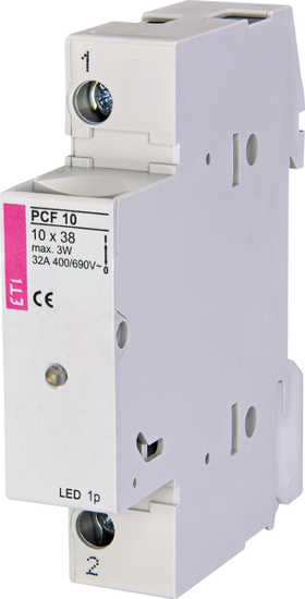 Picture of Seccionador de fusíveis 10x38 1P c/ LED