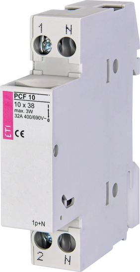 Picture of Seccionador de fusíveis 10x38 1P+N