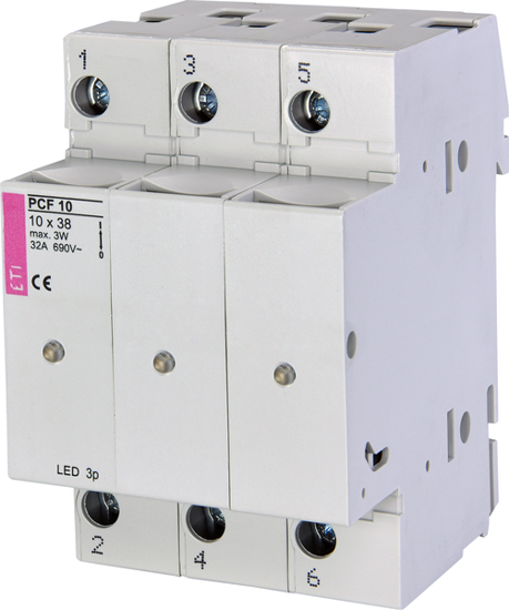 Picture of Seccionador de fusíveis 10x38 3P c/ LED