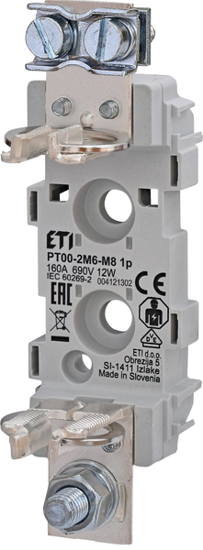 Picture of Base de fusível NH-00 160A 1P M8-2xM6 