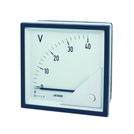 Picture of Voltímetro 96x96 de leitura directa 0-1V CC