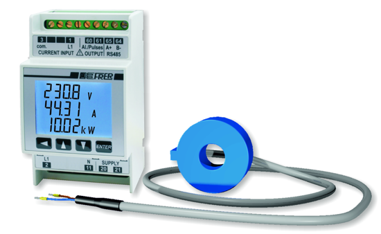 Picture of Multímetro monofásico 63A 230V aux.20-60Vac/dc lig. TI+TI alarme