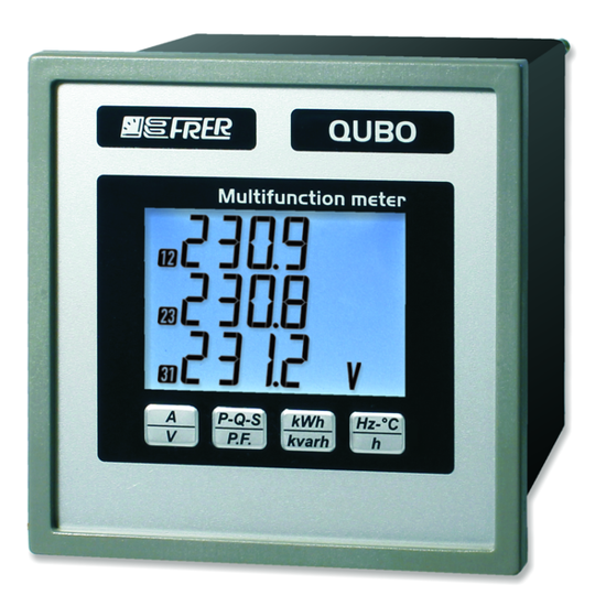 Picture of Multímetro digital trifásico 5A 400V Aux. 230Vac