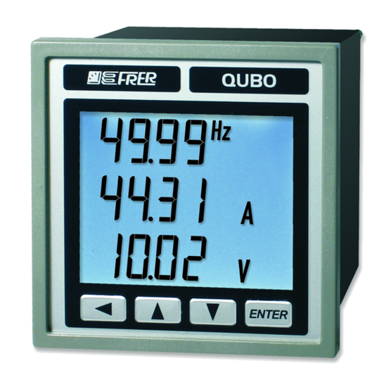 Picture of Multímetro digital monofásico 5A 230V Aux. 80-160Vac/dc