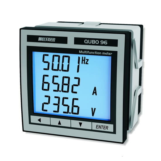Picture of Multímetro digital monofásico 5A Aux. 80-260Vac/dc RS-485