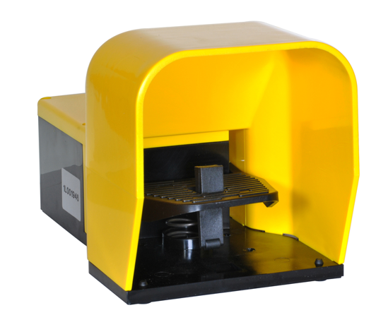 Picture of Interruptor de pedal patilha segurança 1NA+1NF ruptura lenta coberto