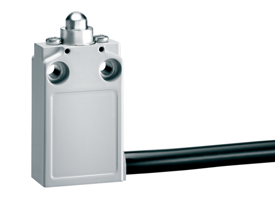 Picture of Fim-de-curso metálico 1NA+1NF ruptura lenta êmbolo metálico