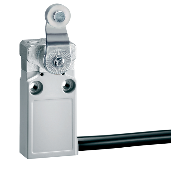 Picture of Fim-de-curso metálico 1NA+1NF ruptura brusca haste c/ rolete metálico