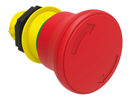 Picture of Botão retentivo cogumelo Ø40VM(rodar>desencravar)