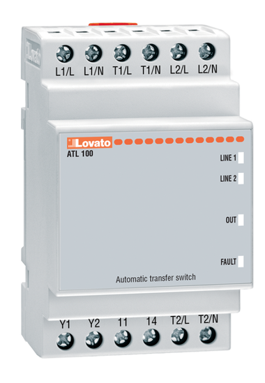 Picture of Controlador de transferência monofásico alimentação auxiliar em AC