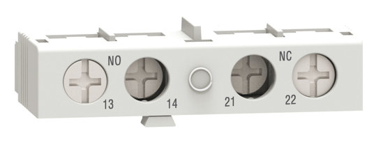 Picture of Contacto auxiliar 1NA+1NF, montagem frontal