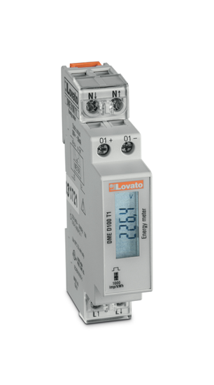 Picture of Contador de kWh+kVArh digital 1F+N, leitura direta até 40A, 220-240V~ ( saída Imp/kWh)