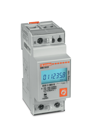 Picture of Contador de kWh+kVArh digital 1F+N, leitura direta até 63A, 220-240V~ ( saída M-Bus )