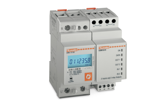 Picture of Contador de kWh+kVArh, multileitura 1F+N, leitura direta até 63A, 220-240V~  ( 2E+2S )