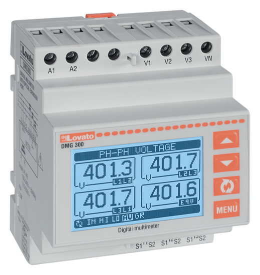Picture of Analisador de redes LCD gráfico 3F+N para TI's _/5A, 100-240V~ / 120-250V=, Harm v+i 1-30 (linguagens GB-IT-FR-ES-PT)