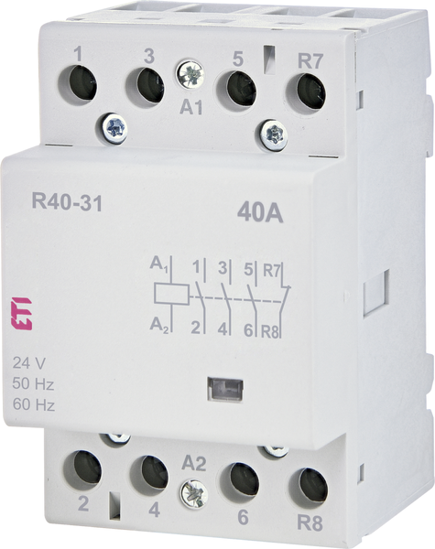 Picture of Contactor modular R40-31 (40A AC1) 3NA+1NF, 24V∼