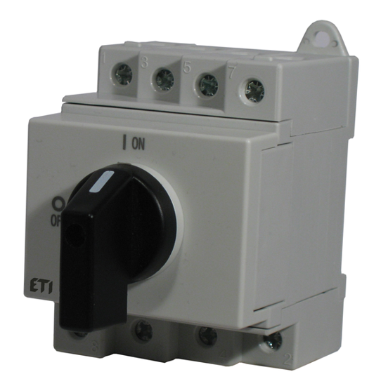 Picture of Interruptor 4P série DC21B 16A 1000Vdc 