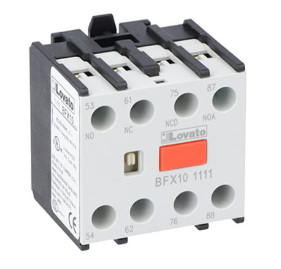 Picture of Bloco contactos auxiliares 1NA+1NF+(1NA fecho avançado + 1NF abertura atrasada)