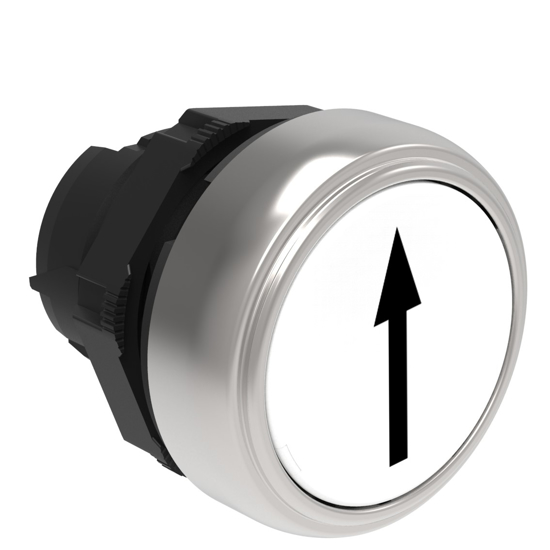 Picture of Botão de pressão à face Branco com seta cima/baixo