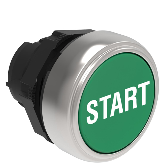 Picture of Botão de pressão à face Verde c/ símbolo START