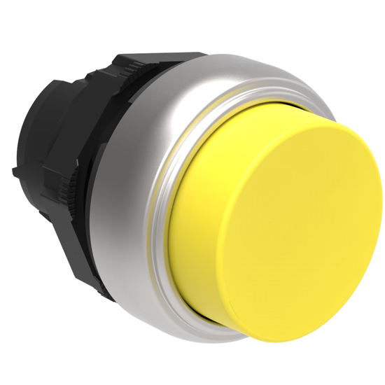 Picture of Botão de pressão saliente Amarelo