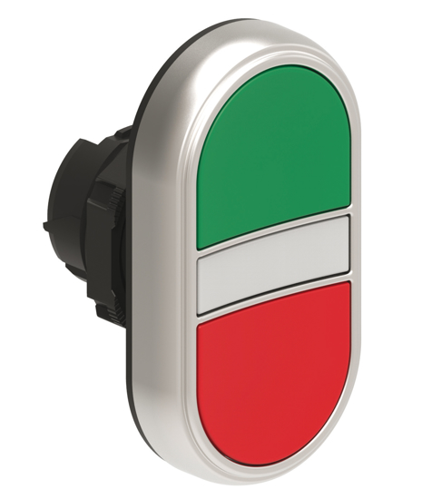 Picture of Botão de pressão duplo luminoso à face VD/VM