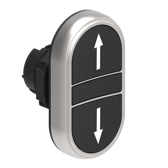 Picture of Botão de pressão duplo luminoso à face cima-baixo PT/PT