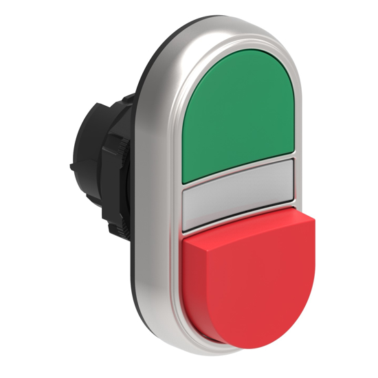 Picture of Botão de pressão duplo luminoso à face/saliente VD/VM