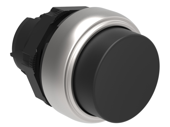 Picture of Botão retentivo saliente Preto