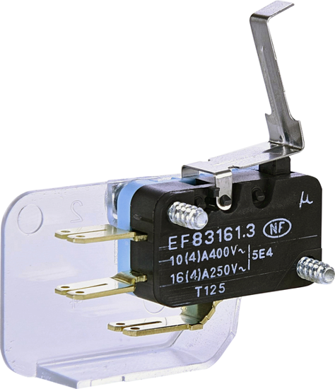 Picture of Microswitch c/ contacto inversor ligação fast-on