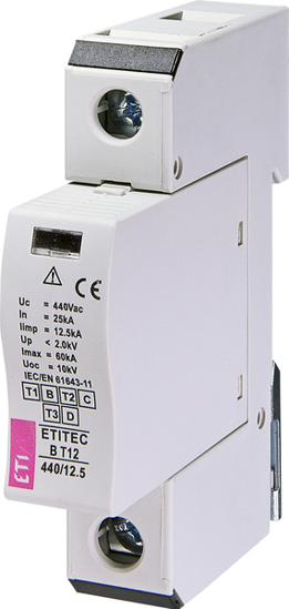 Picture of Descarregador de sobretensões B T12 440Vac 12.5kA 1+0 