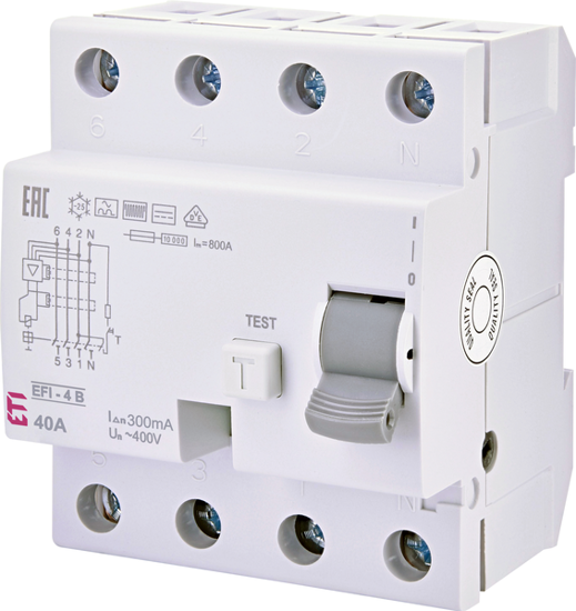 Picture of Interruptor diferencial 4P 40A classe B 300mA 