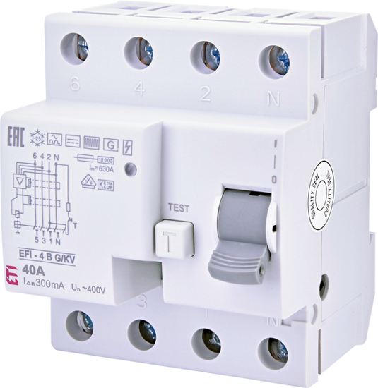 Picture of Interruptor diferencial temporizado 4P 40A classe B 300mA 