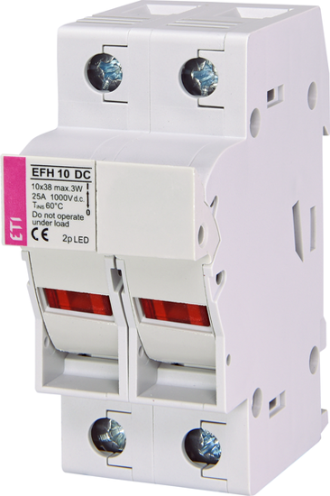 Picture of Seccionador de fusíveis 10x38 2P 1000Vdc 