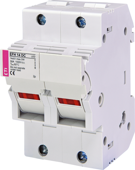 Picture of Seccionador de fusíveis 14x51 2P 1000Vdc c/led 