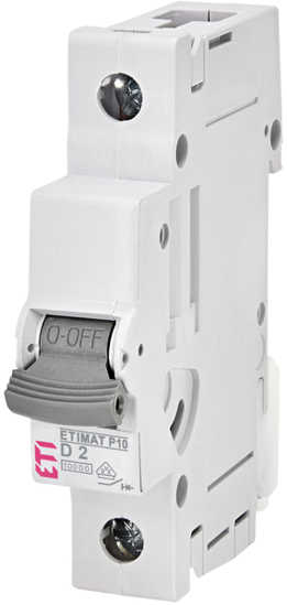 Picture of Disjuntor modular 10kA curva D 1P 2A 