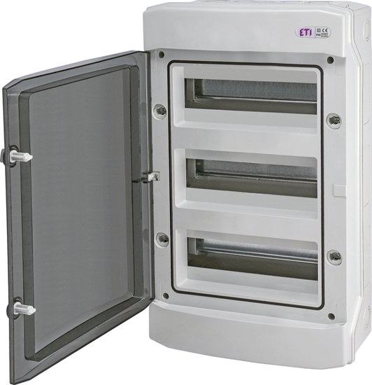 Picture of Caixa mural IP65 3x12 módulos c/porta transparente