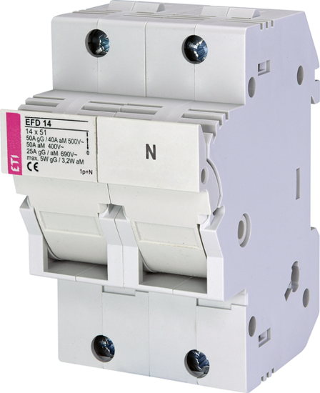 Picture of Seccionador de fusíveis 14x51 1P+N 