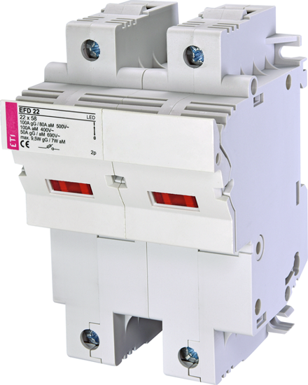 Picture of Seccionador de fusíveis 22x58 2P c/ LED 